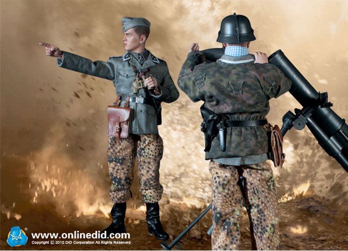 ミリタリー 1/6 DID 1/6 HAYDEN CHRIST NORMANDY DID - 12th SS PANZER DIVISION NCO with 12cm Granatwerfer 42