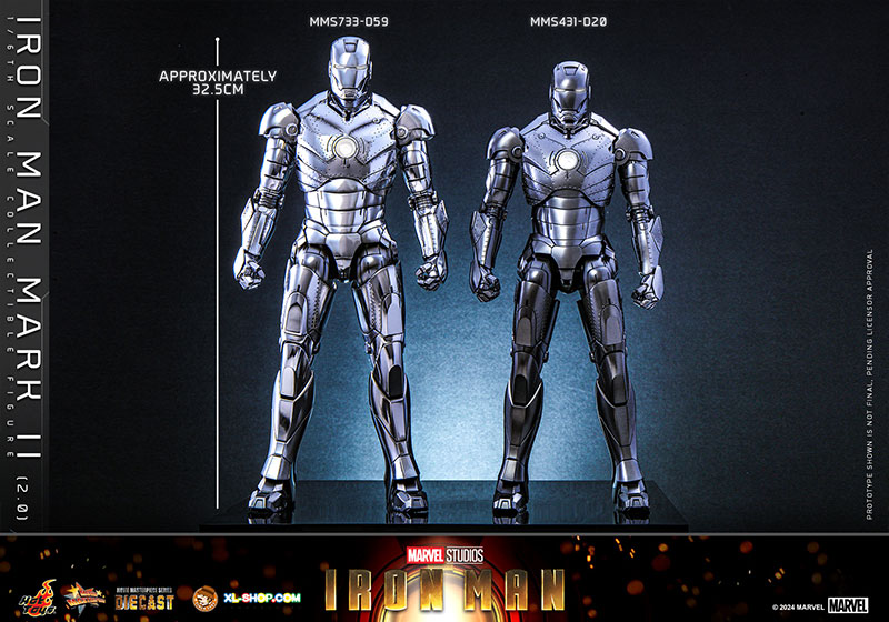 Hot Toys - MMS733D59 - Iron Man - 1/6th scale Iron Man Mark II