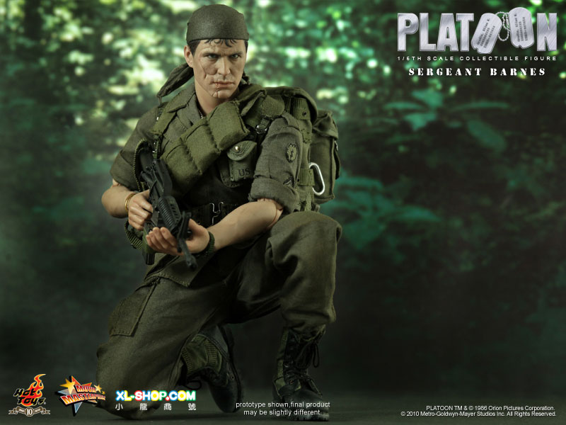 Hot Toys - MMS141 - Platoon : Sergeant Barnes 1/6 Scale Action Figure