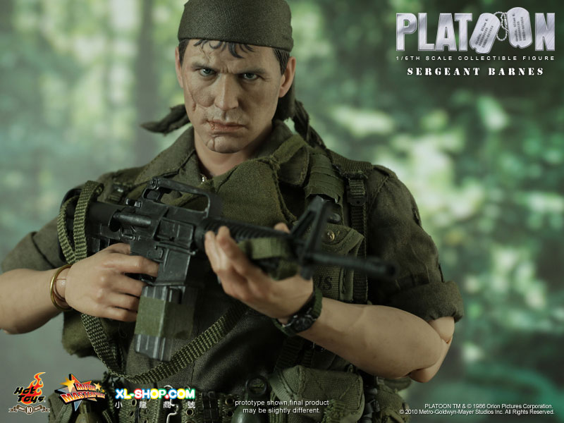 Hot Toys - MMS141 - Platoon : Sergeant Barnes 1/6 Scale Action Figure
