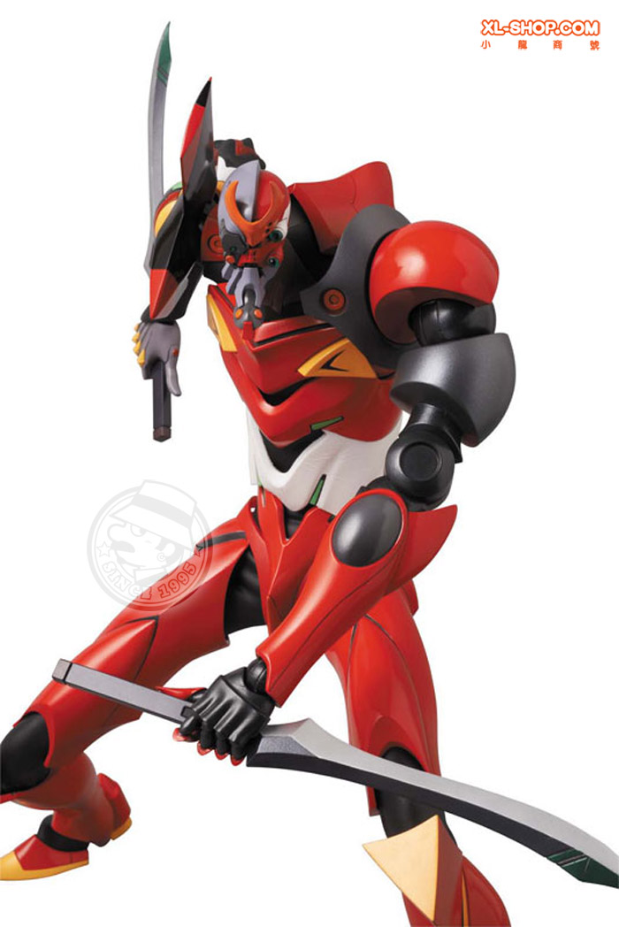 Tsukuda Hobby Evangelion EVA02 garage klt 18/50cm Mega Sofubi Sega Neo