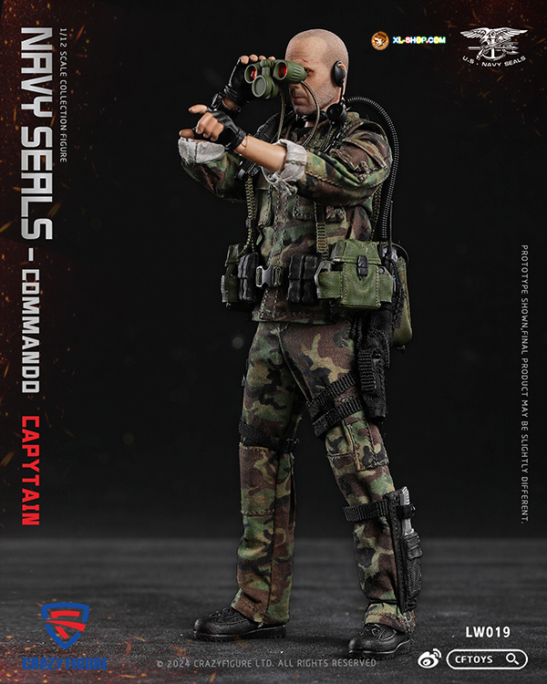CRAZY FIGURE - LW019 - 1/12 SEAL Special Assault Team Captain