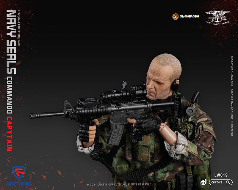 CRAZY FIGURE - LW019 - 1/12 SEAL Special Assault Team Captain