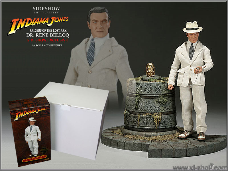 SideShow Indiana Jones Dr. Rene Belloq 1/6 Scale Action Figure (SideShow Exclusive Edition)